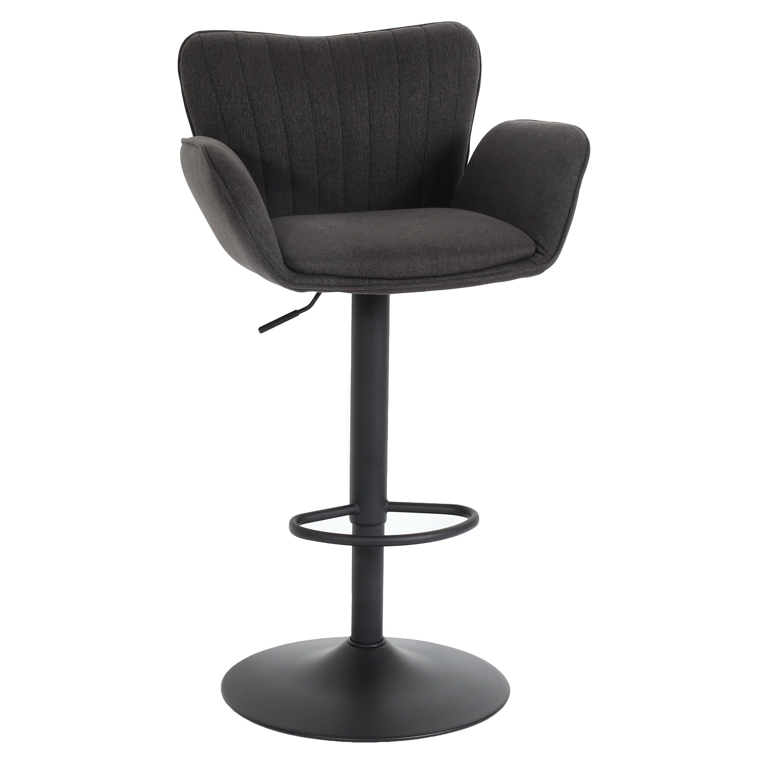 BARHOCKER Grau - Grau, Textil (50/110/45cm) - MCW