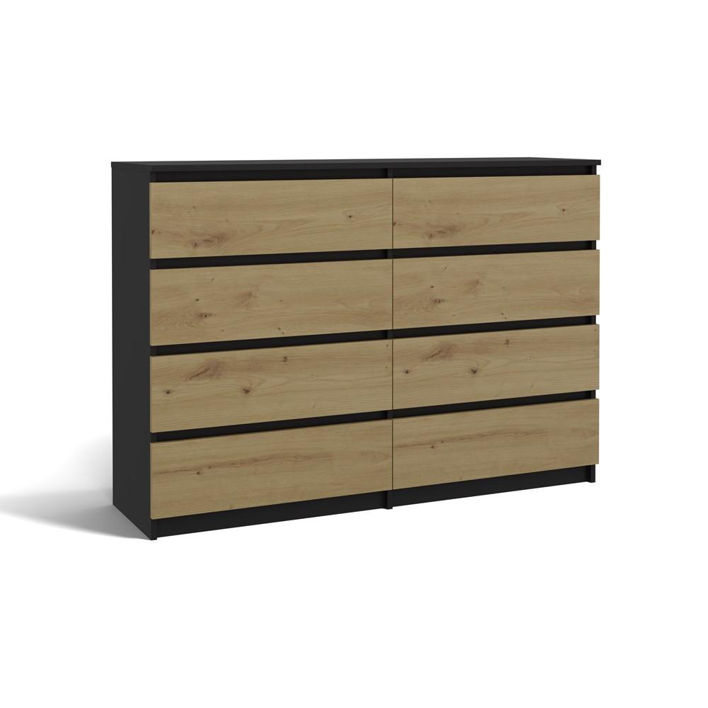 KOMMODE Anthrazit, Artisan 138/97/40 - Anthrazit, Holzwerkstoff (138/97/40cm) - RAUMHIRSCH FURNITURE