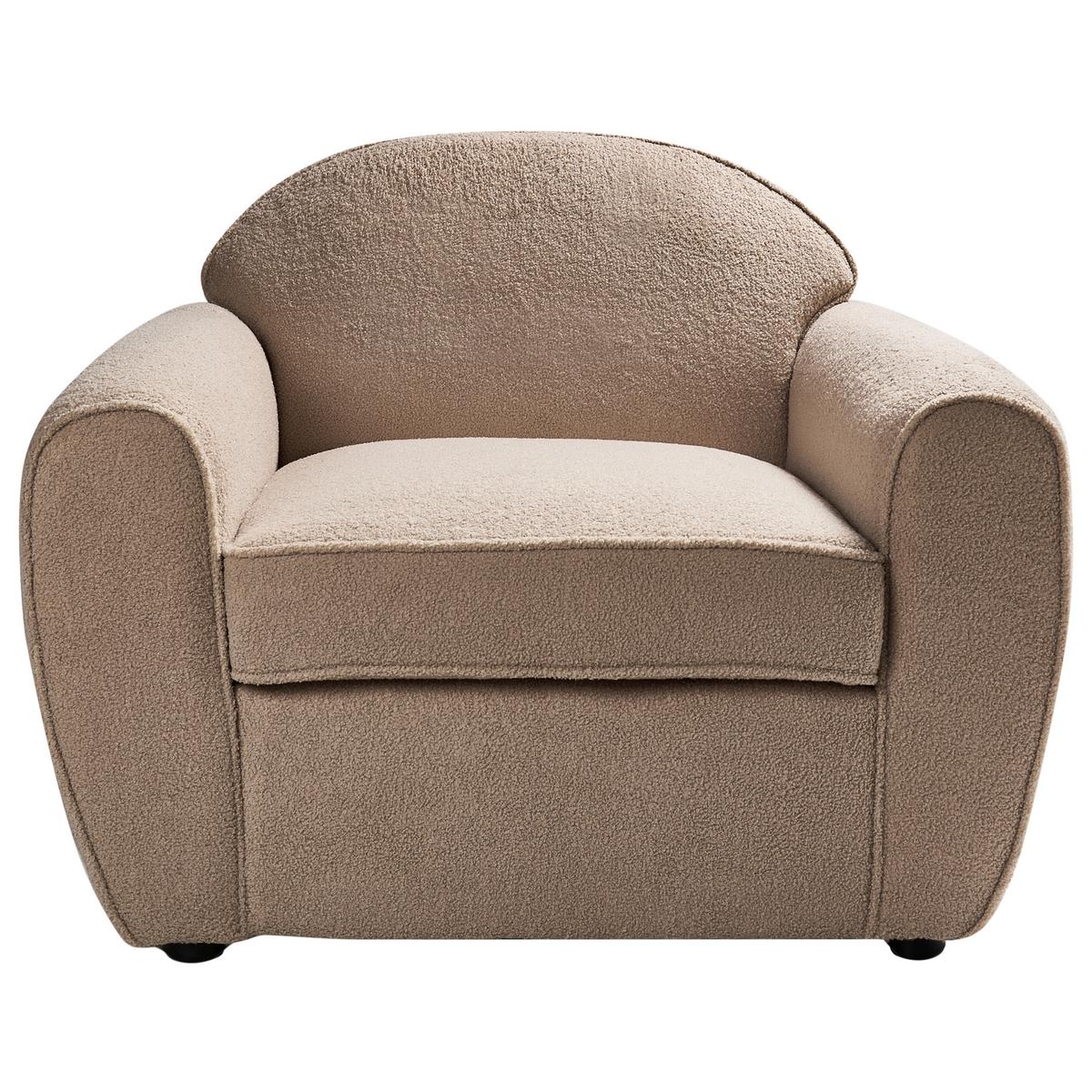 SESSEL Hellbraun Ellede - Hellbraun, Textil (93/73/90cm) - Beliani