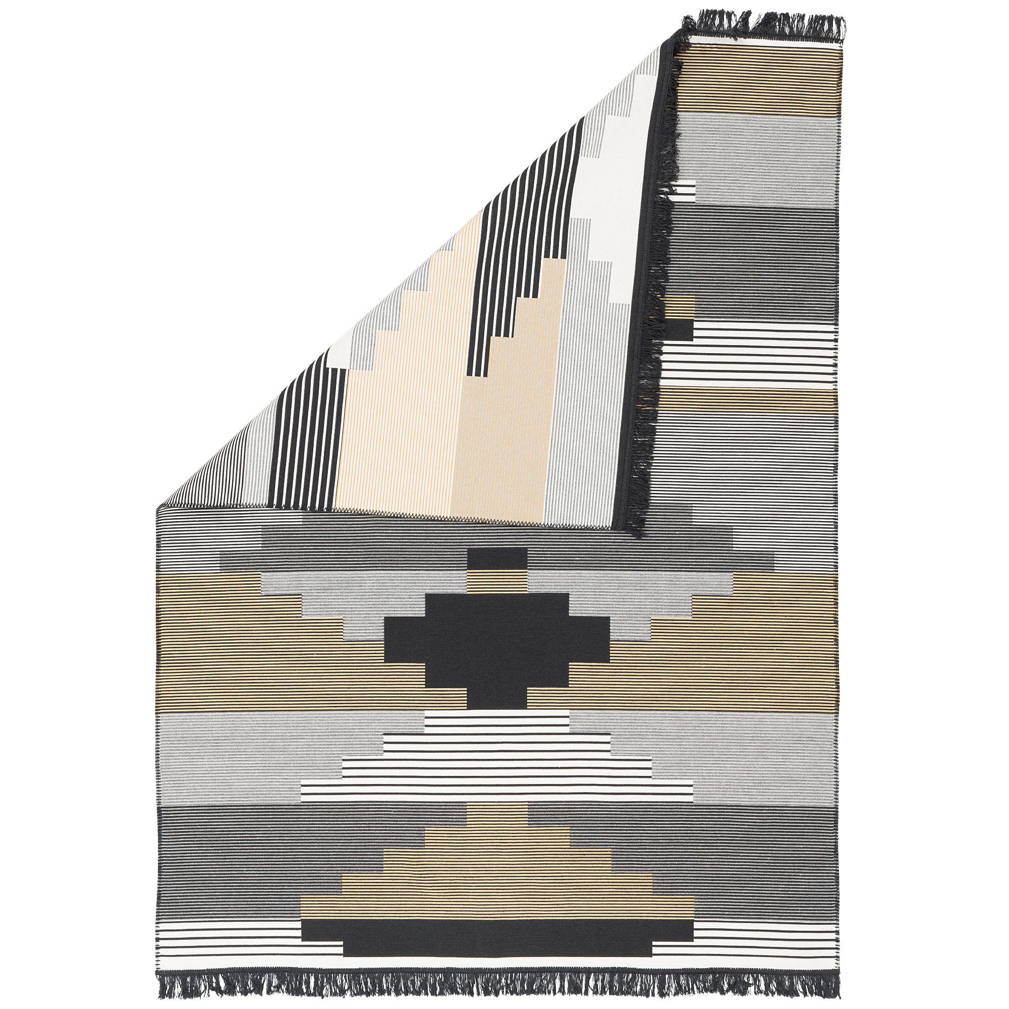 TEPPICH BEIDSEITIG ETHNO KELIM STYLE - Beige/Grau, Textil (160/230cm) - Pergamon