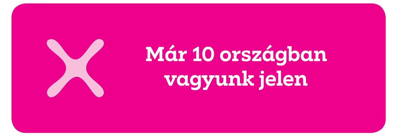 Már 10 országban vagyunk jelen
