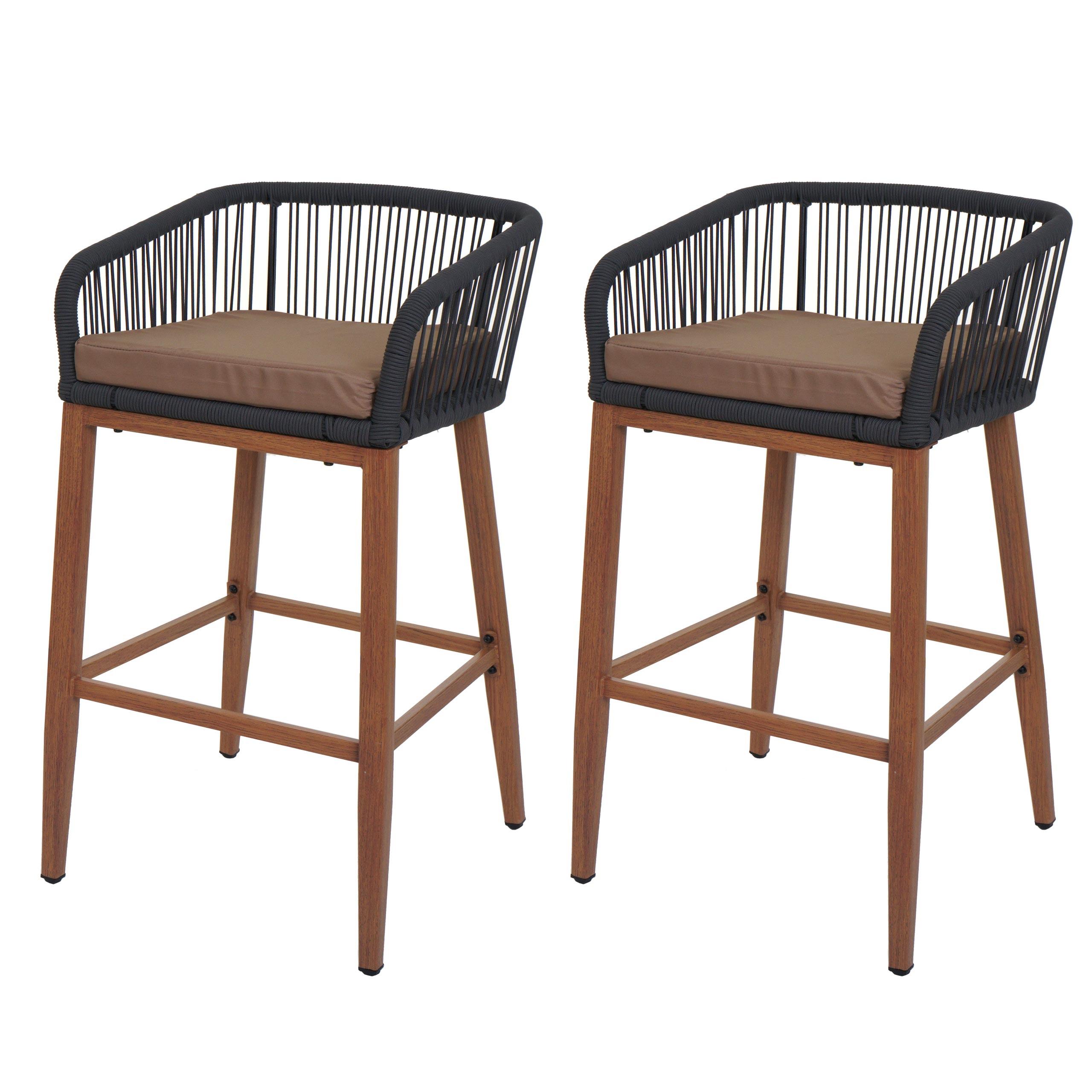 BARHOCKER Anthrazit, Taupe - Taupe/Anthrazit, Metall (51/92/53cm) - MCW