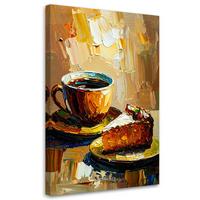 LEINWANDBILD Essen & Trinken 20x30cm - Braun, Textil (20/30cm) - Feeby