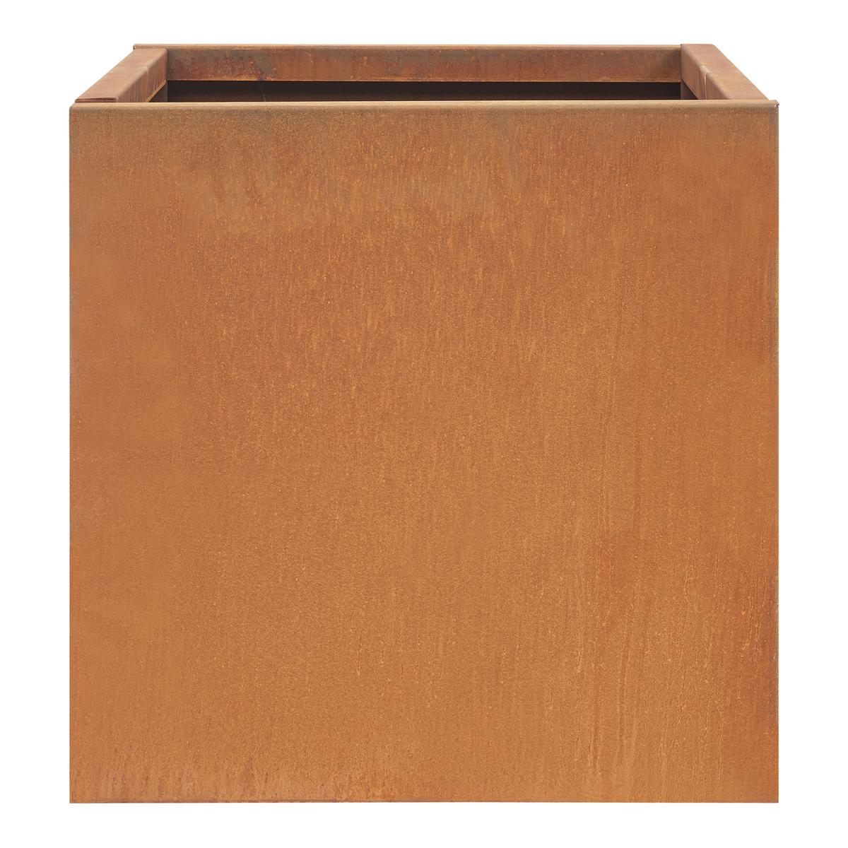 PFLANZKÜBEL Vaargel - Rostfarben, Metall (50/50/50cm) - casa.pro