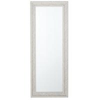WANDSPIEGEL beige/silber rechteckig 50/130 cm Vertou - Beige/Silberfarben, Kunststoff (50/130/3cm) - Beliani