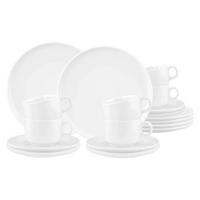 KAFFEESERVICE Sento Home weiß 18-tlg. - Weiß, Keramik (24/18.1/43cm) - Seltmann Weiden