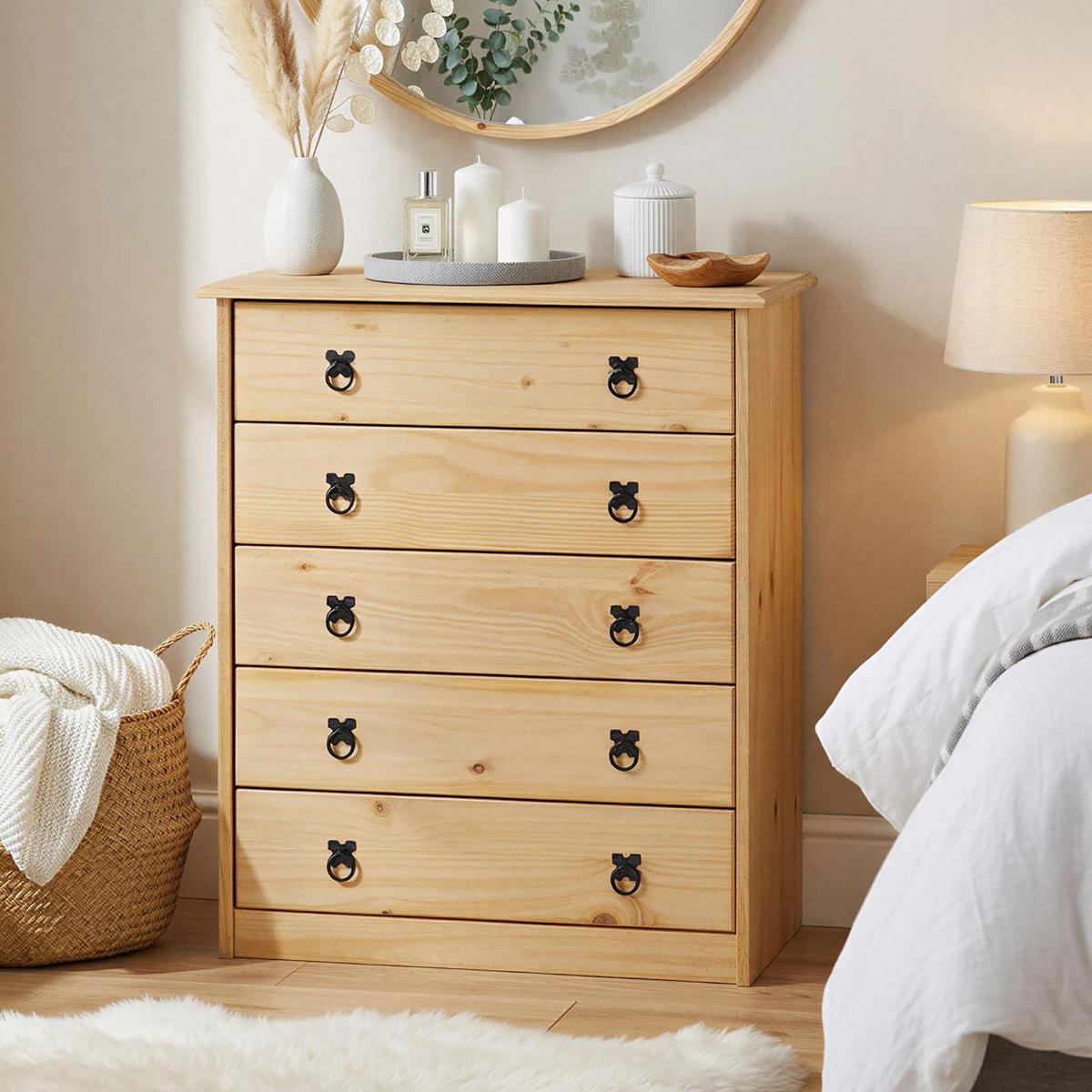 KOMMODE BARRIO natur - Naturfarben, Holz (71/88/34cm) - CARO-Möbel