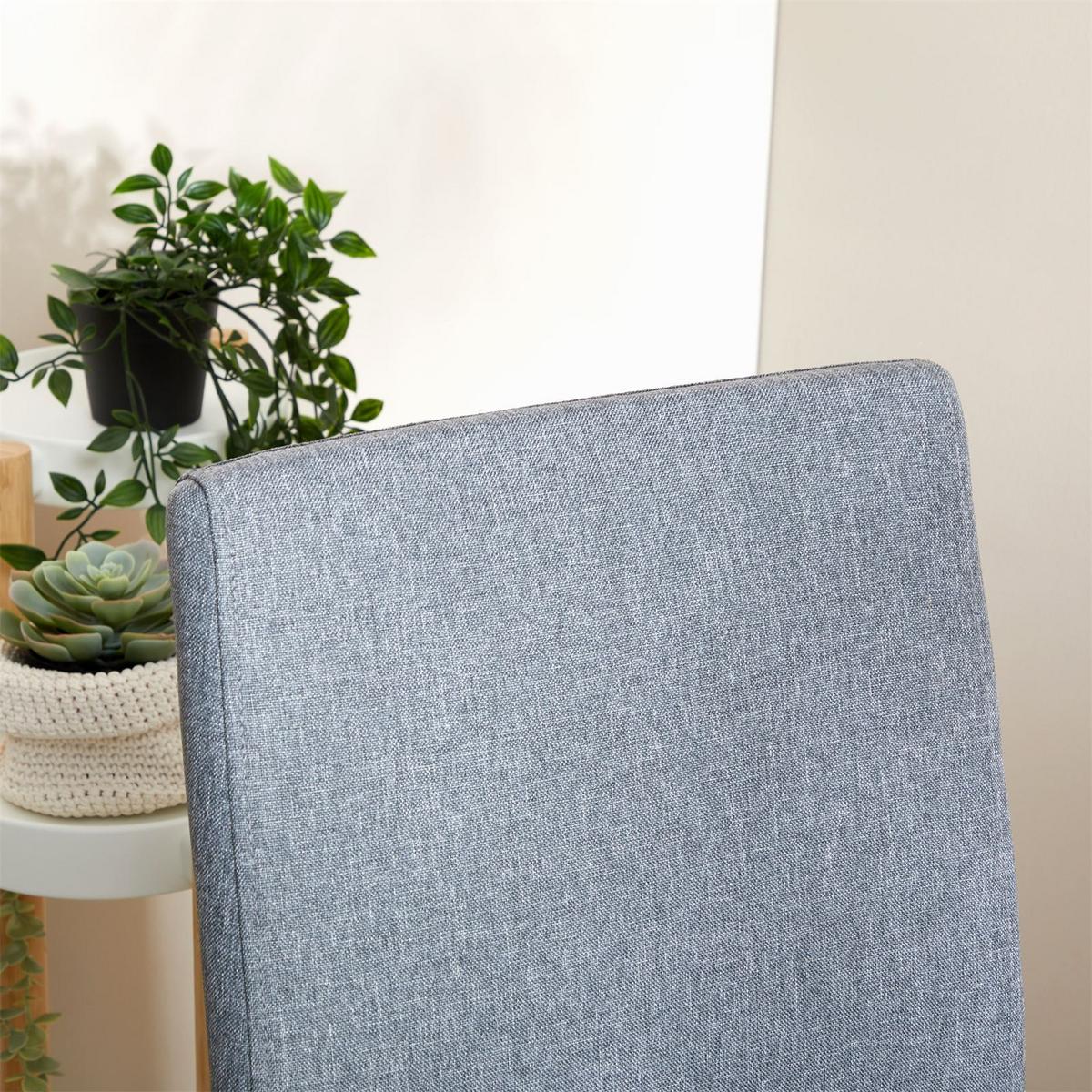 SCHWINGSTUHL LETICIA 4er-Set grau - Grau, Textil (42/96/57cm) - IDIMEX
