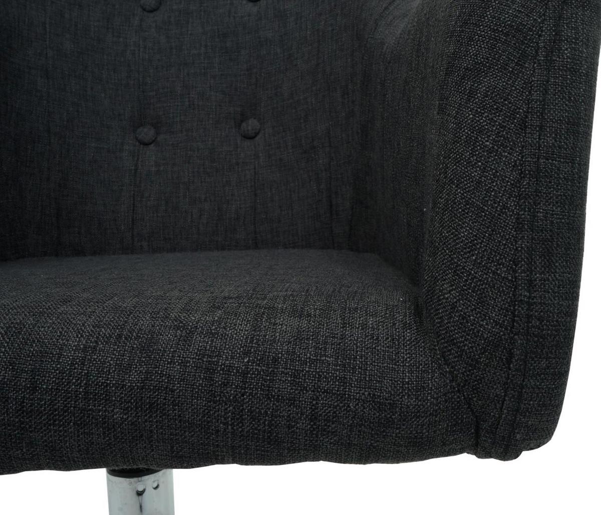 BÜROSTUHL Grau - Grau, Textil (57/95/62cm) - MCW