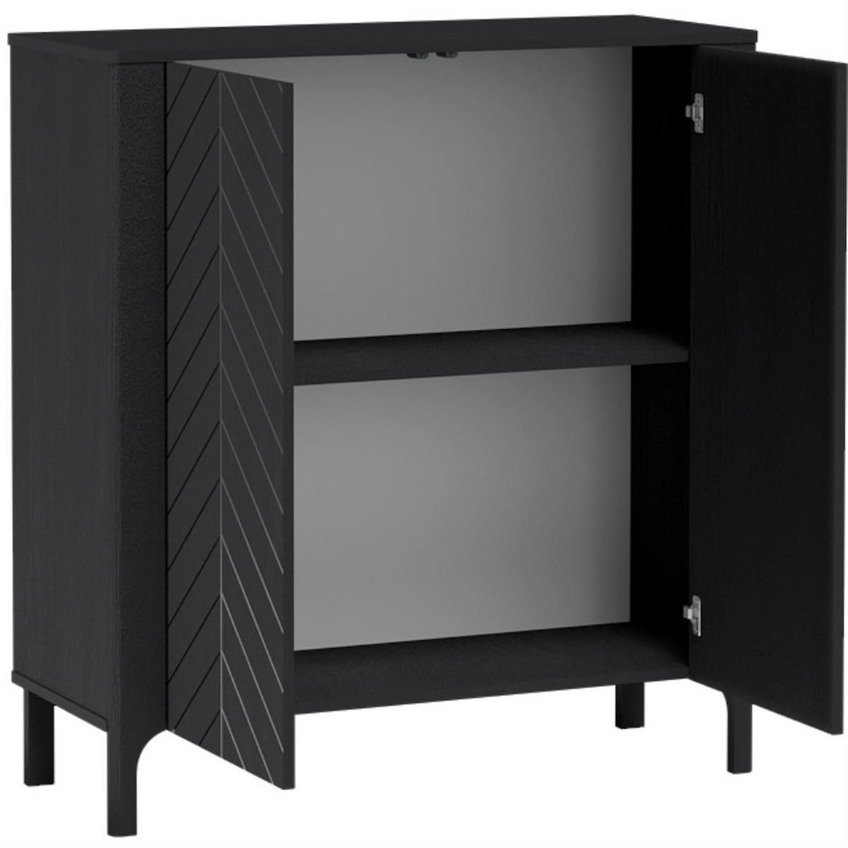 KOMMODE Lume mit zwei Türen, 100 cm, kaschmir - Kaschmir, Holzwerkstoff (103/95/40.5cm) - Beautysofa