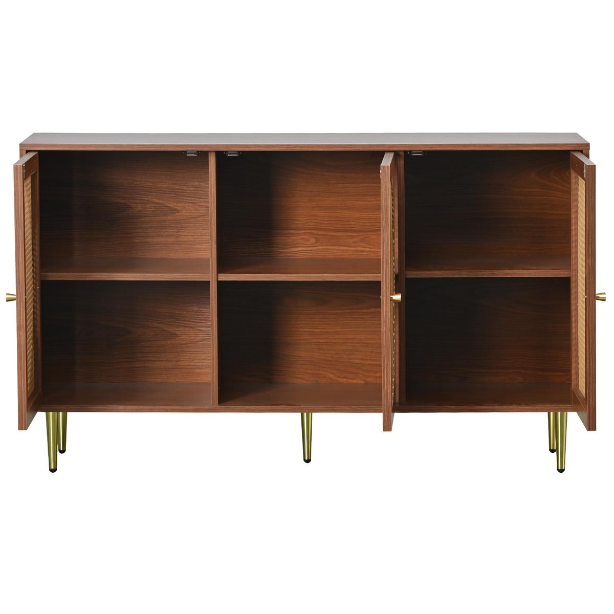 SIDEBOARD 129.8/40/76 cm - Braun, Holzwerkstoff (40/76/130cm) - Urban Meuble