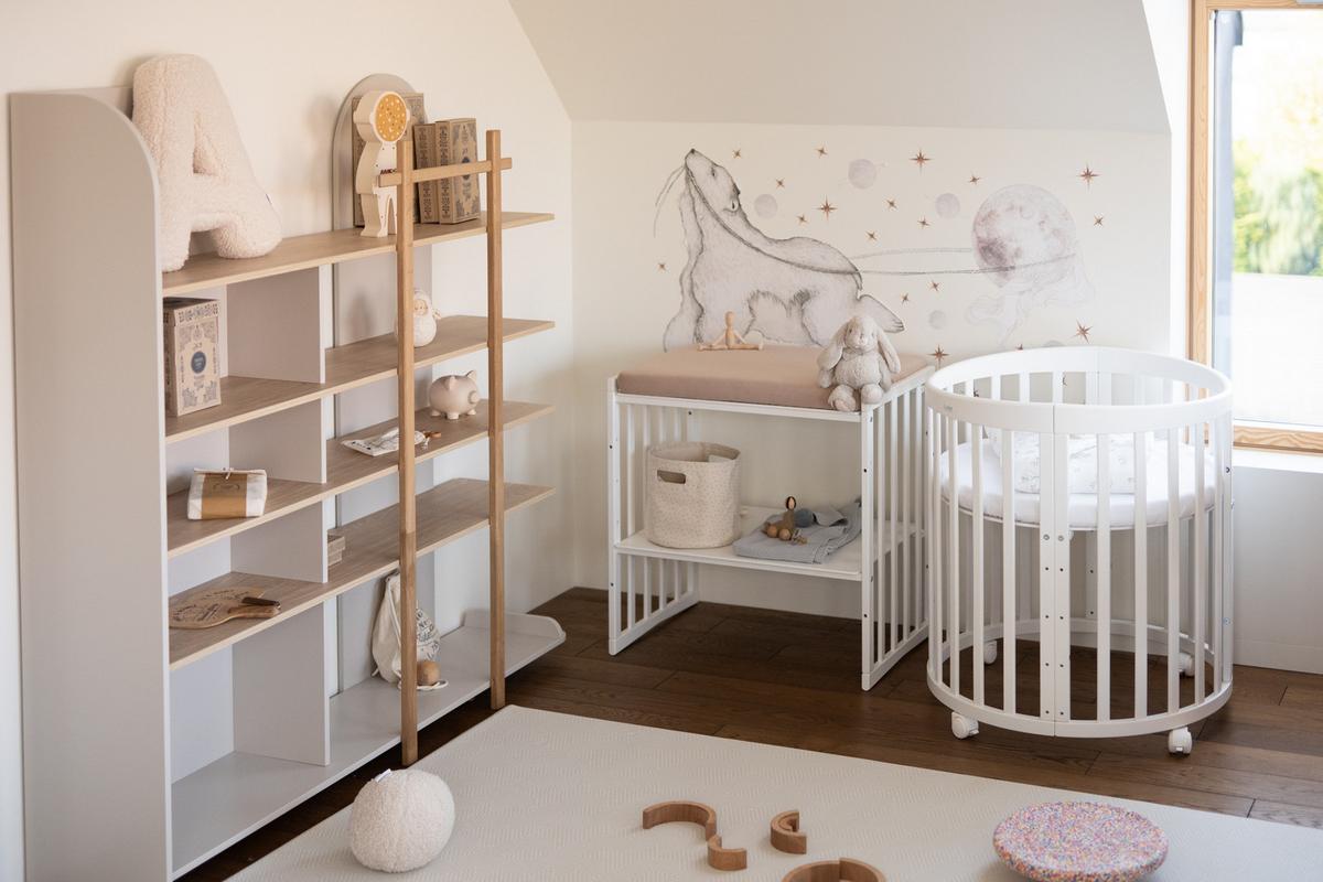 BABY Spannbettlaken Regal 7in1 - Taupe, Textil (50/73cm) - waldin