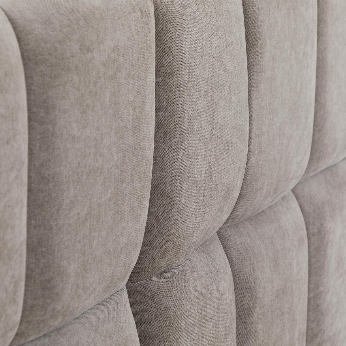 POLSTERBETT EMILIA 180x200 cm grau - Grau, Textil (180/200cm) - IDIMEX