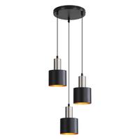 PENDELLEUCHTE Michael 22/12/173.5 cm - Schwarz, Metall (22/12/173.5cm) - ZMH