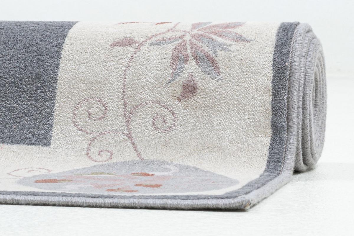 FLACHWEBETEPPICH Cherina 200x290 cm - Grau, Textil (200/290cm) - Gino Falcone