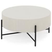 COUCHTISCH LOHA beige - Beige, Metall (80/80/40cm) - IDIMEX