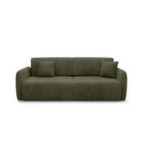 SOFA Dora 3 Sitzplätze Grün - Grün, Holz (233/92/110cm) - Petits-meubles