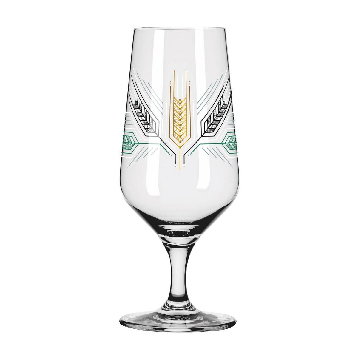 BIERGLÄSER GERSTE Brauchzeit transparent 374 ml 2er Set - Transparent, Glas (0.374L) - Ritzenhoff