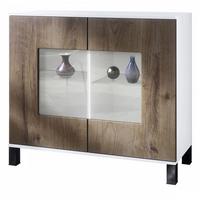 KOMMODE Grömitz Eiche Ribbeck - Alteiche, Holzwerkstoff (92.5/84.5/35cm) - Vladon