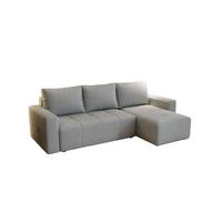 ECKSOFA Noha In Now Or Never - Grau, Holzwerkstoff/Textil (231/142cm) - Fun Möbel
