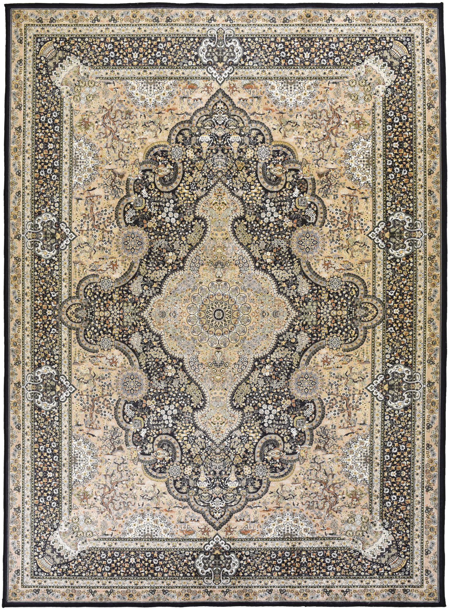ORIENTTEPPICH Gaia 70x140 cm - Goldfarben, Textil (70/140cm) - Gino Falcone