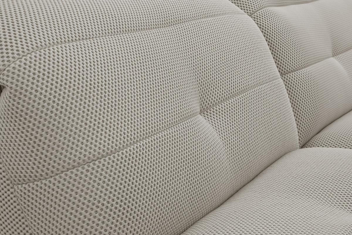 ECKSOFA TRENTO 4-Sitzer, beige - Beige/Schwarz, Holzwerkstoff/Kunststoff (165/262cm) - Wozimo