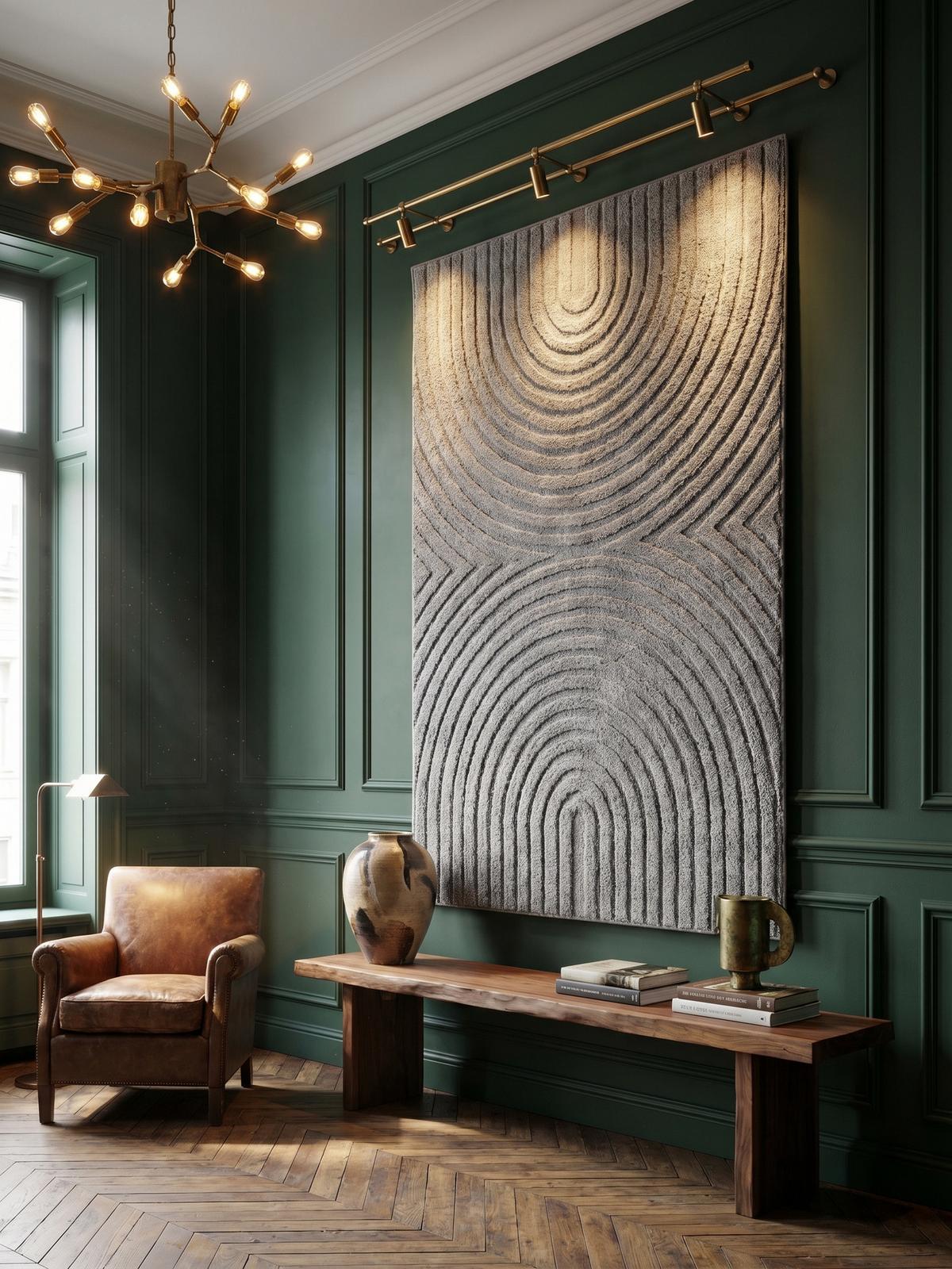 TEPPICH Hochflor RIGI in Silber, mit organischen Bögen in 3D, 80 x 150 cm - Silberfarben, Textil (80/150cm) - KADIMA DESIGN