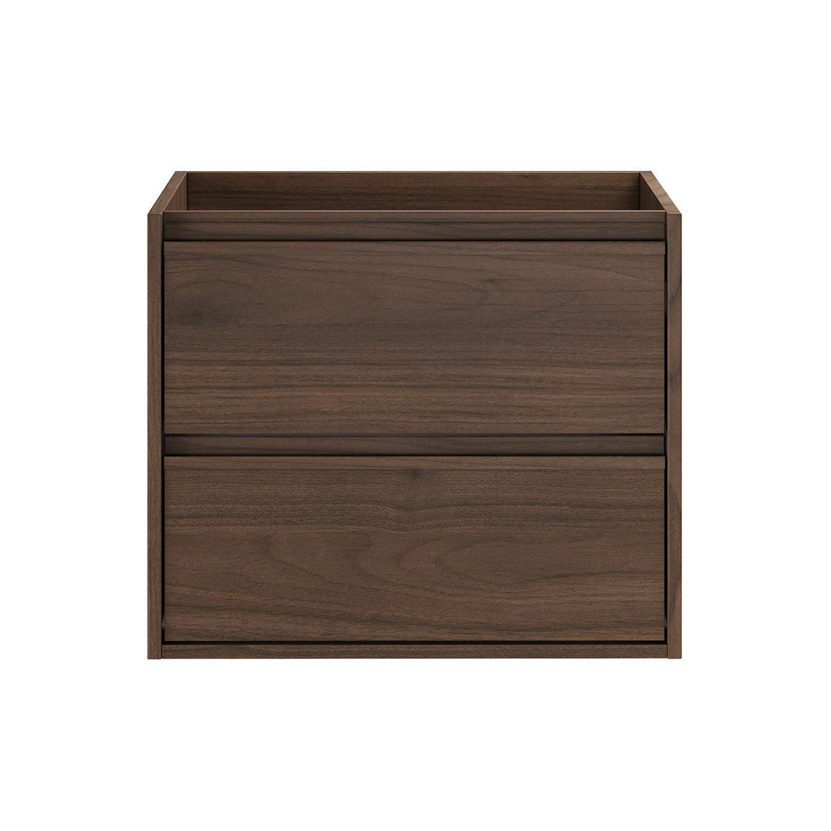 WASCHTISCHUNTERSCHRANK 60cm Edmé Dunkles Holz - Dunkelbraun, Holzwerkstoff (60/52.2/46cm) - Petits-meubles