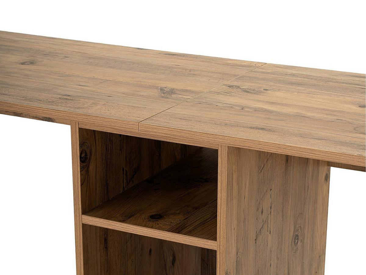 SCHREIBTISCH - 240 cm x 60 cm - Holz, Platte - Naturfarben Hell DERVILO - Naturfarben, Holz (60/240/74cm) - Vente-Unique