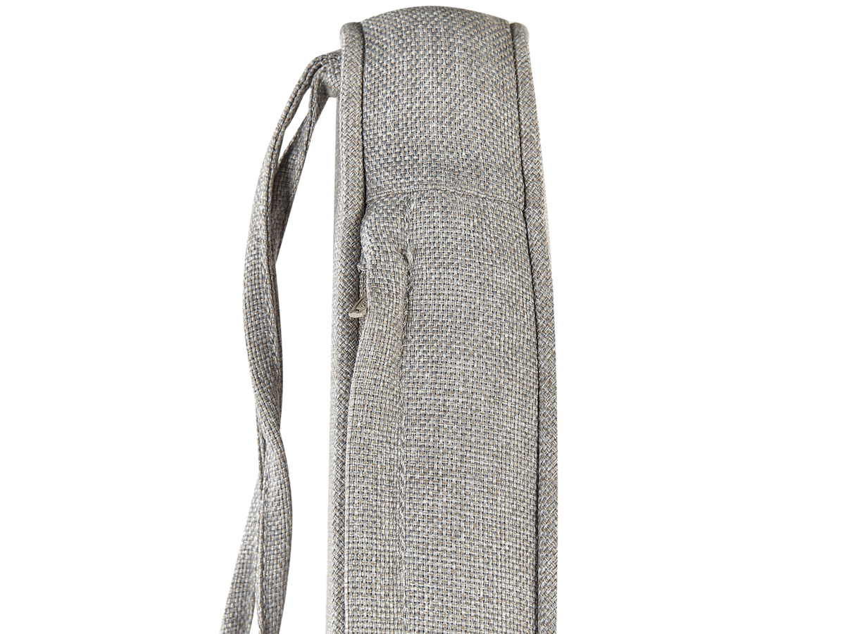 SITZBANKPOLSTER KISSEN Grau Sovana - Grau, Textil (108/5/45cm) - Beliani