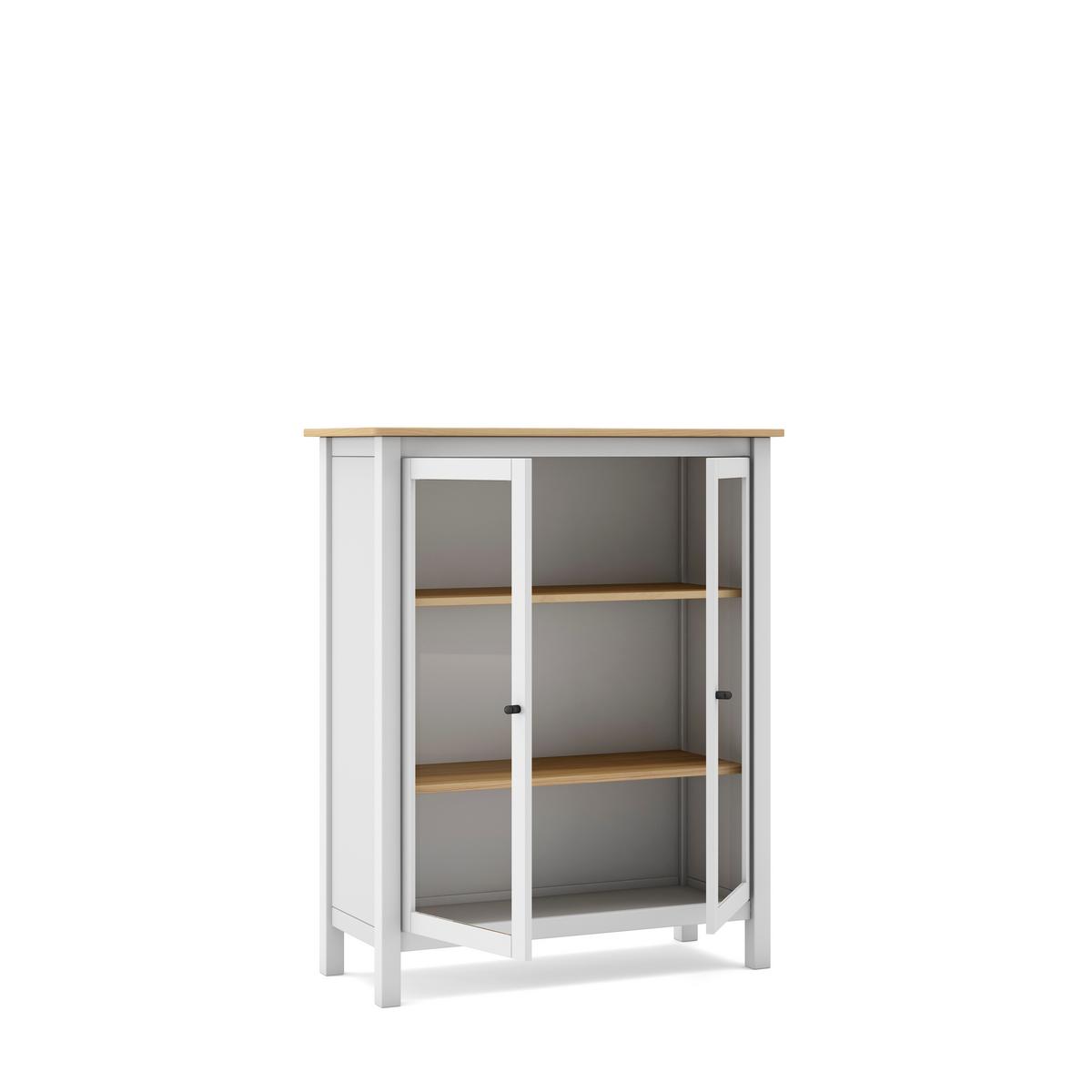 ESSZIMMERSCHRANK Misti Weiß 90/40/110 cm - Weiß, Holz (40/110/90cm) - Calicosy