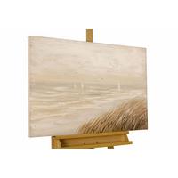 ÖLGEMÄLDE 90/60 cm - Beige, Holz/Textil (90/60cm) - KUNSTLOFT
