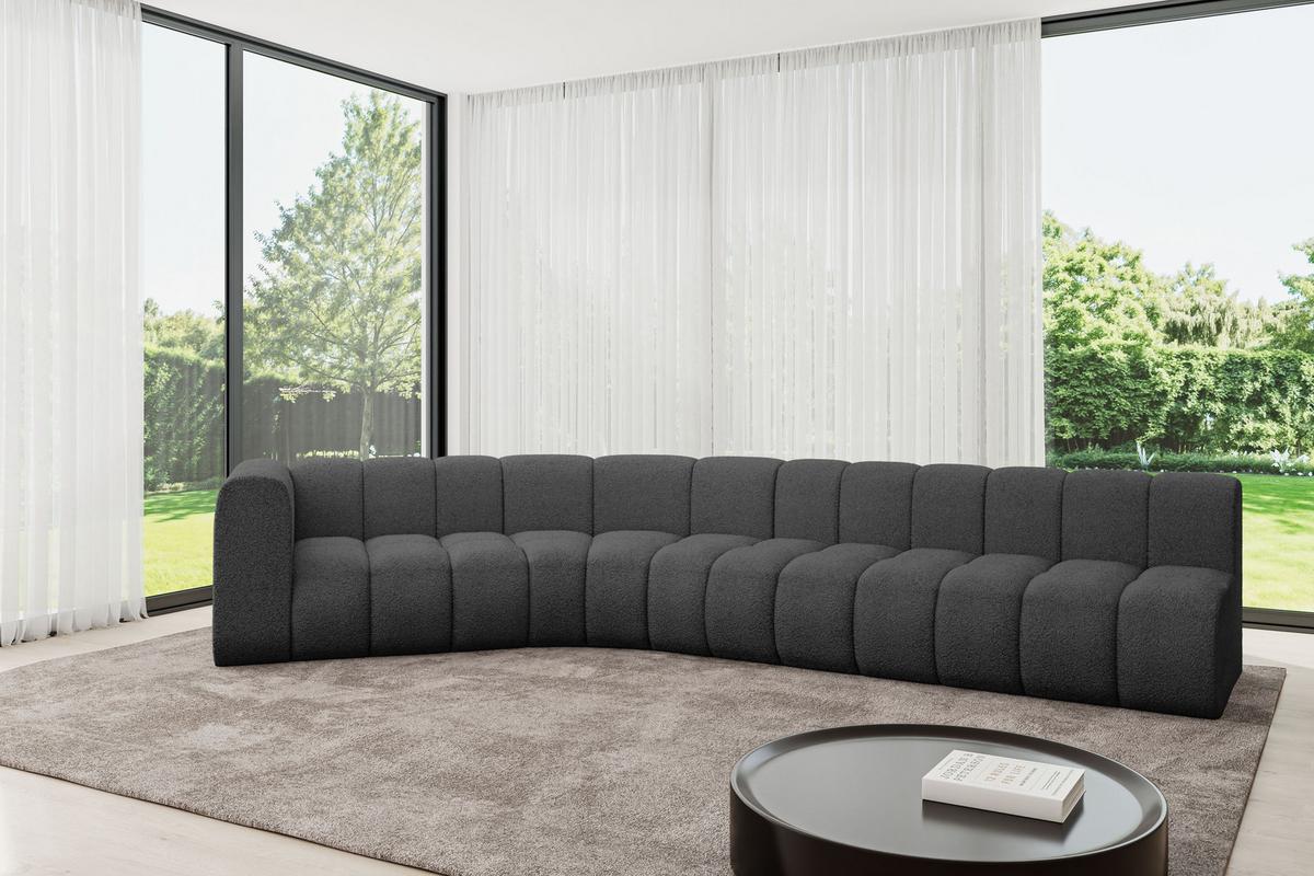 ECKSOFA modulares Sofa Karex-L2 - 399x194x70 cm Grau - Grau, Holzwerkstoff/Textil (399/194cm) - ALTDECOR