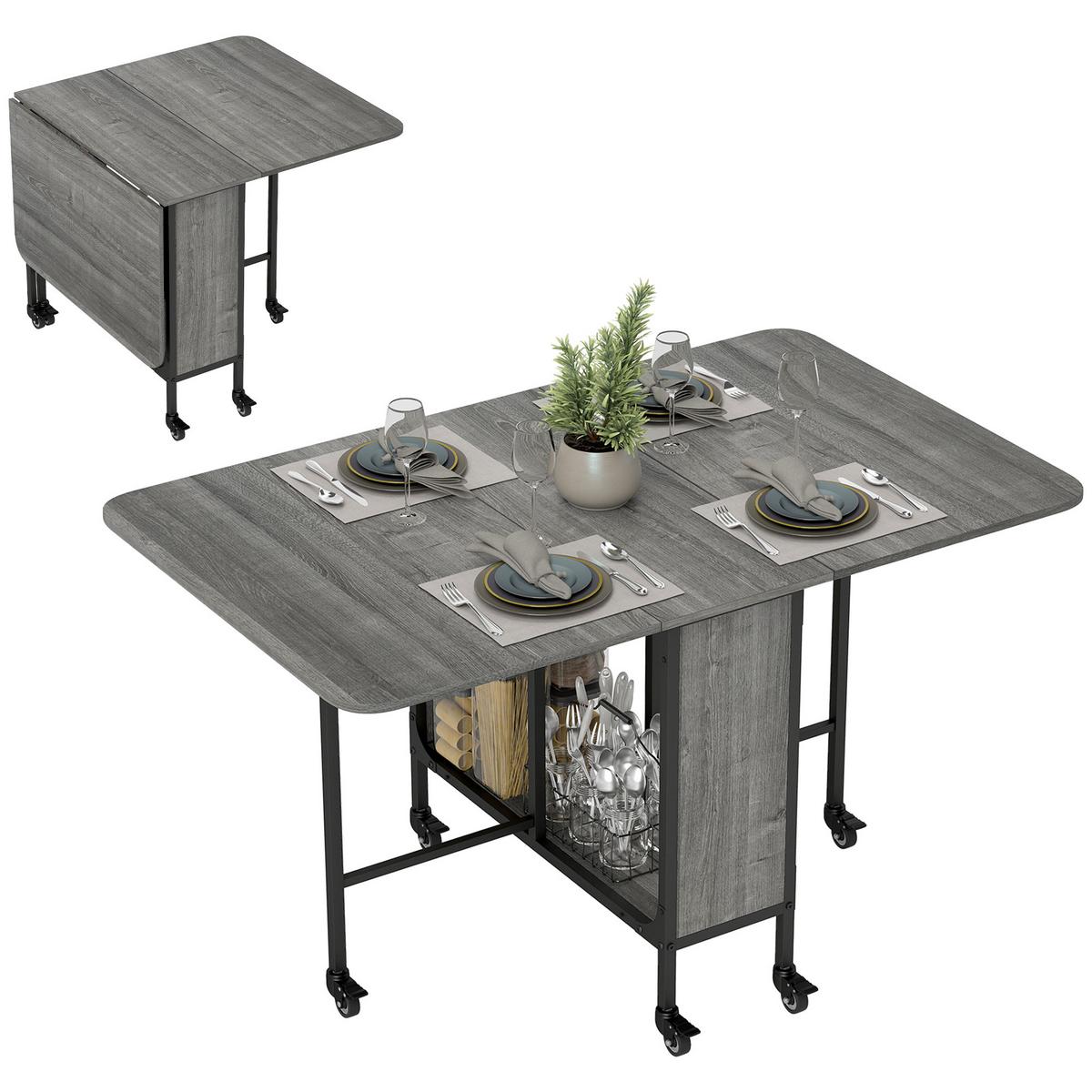 ESSTISCH Xylos 130/80/74 cm - Grau, Holz (130/80/74cm) - ZMH