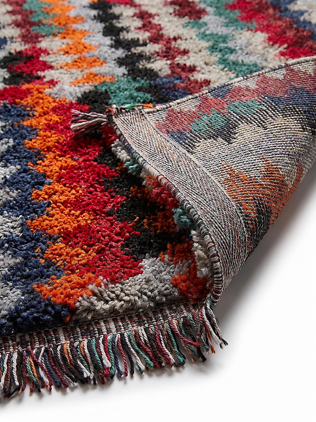 HOCHFLORTEPPICH mit Fransen TAFRAUT, im Berber-Stil, aus Polyester, Bunt, 200 x 300 cm - Multicolor, Textil (300/200cm) - KADIMA DESIGN