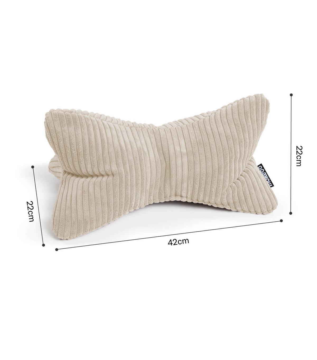 NACKENKISSEN Der Leseknochen - Beige, Textil (42/22cm) - Mokebo