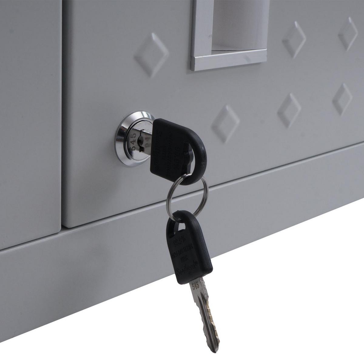 HÄNGESCHRANK Hellgrau - Hellgrau, Metall (77/77/31cm) - MCW