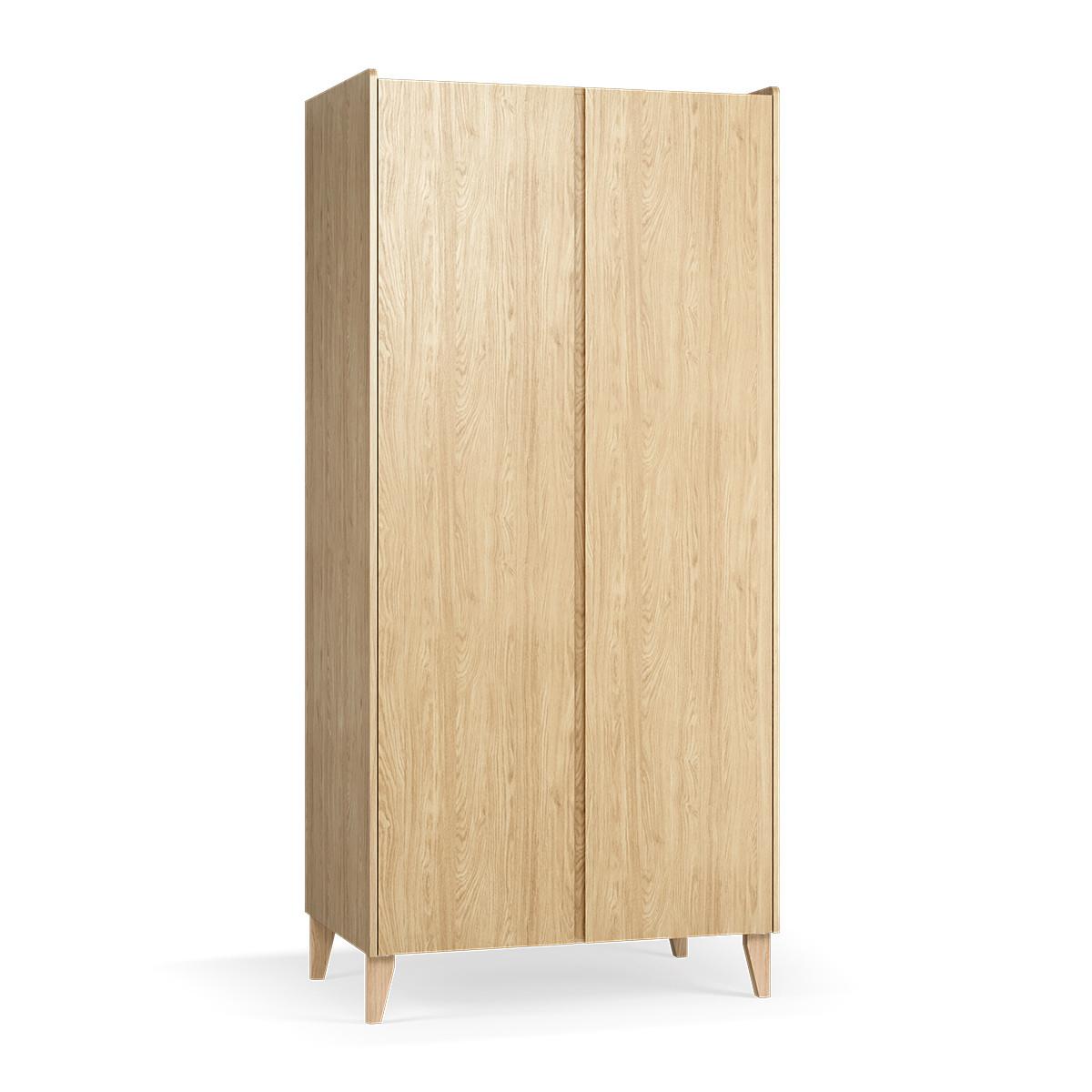 SCHRANK 2 Türen Muve Holz - Braun, Holzwerkstoff (204/60/94cm) - Petits-meubles