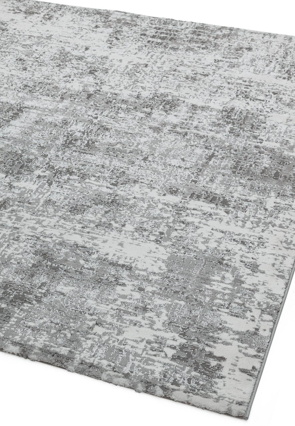 TEPPICH PARMA-Sorbolo, abstrakt, Silbergrau, 200 x 290 cm - Grau, Textil (290/200cm) - KADIMA DESIGN