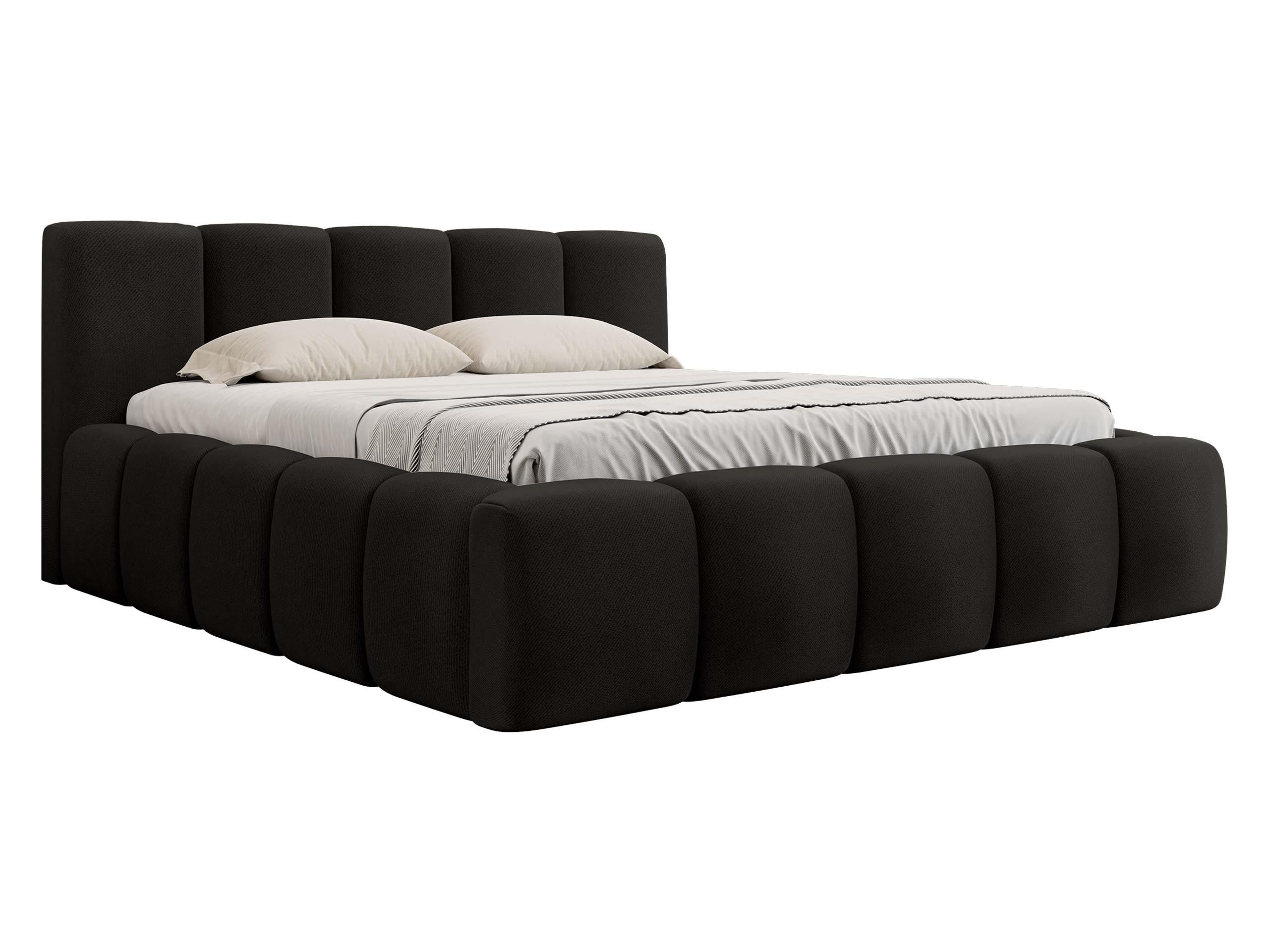 POLSTERBETT Kevson - Schwarz, Holzwerkstoff/Textil (160/200cm) - MIRJAN24