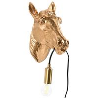 WANDLAMPE Gold Philippe - Messingfarben/Goldfarben, Kunststoff (21/13/26cm) - Beliani