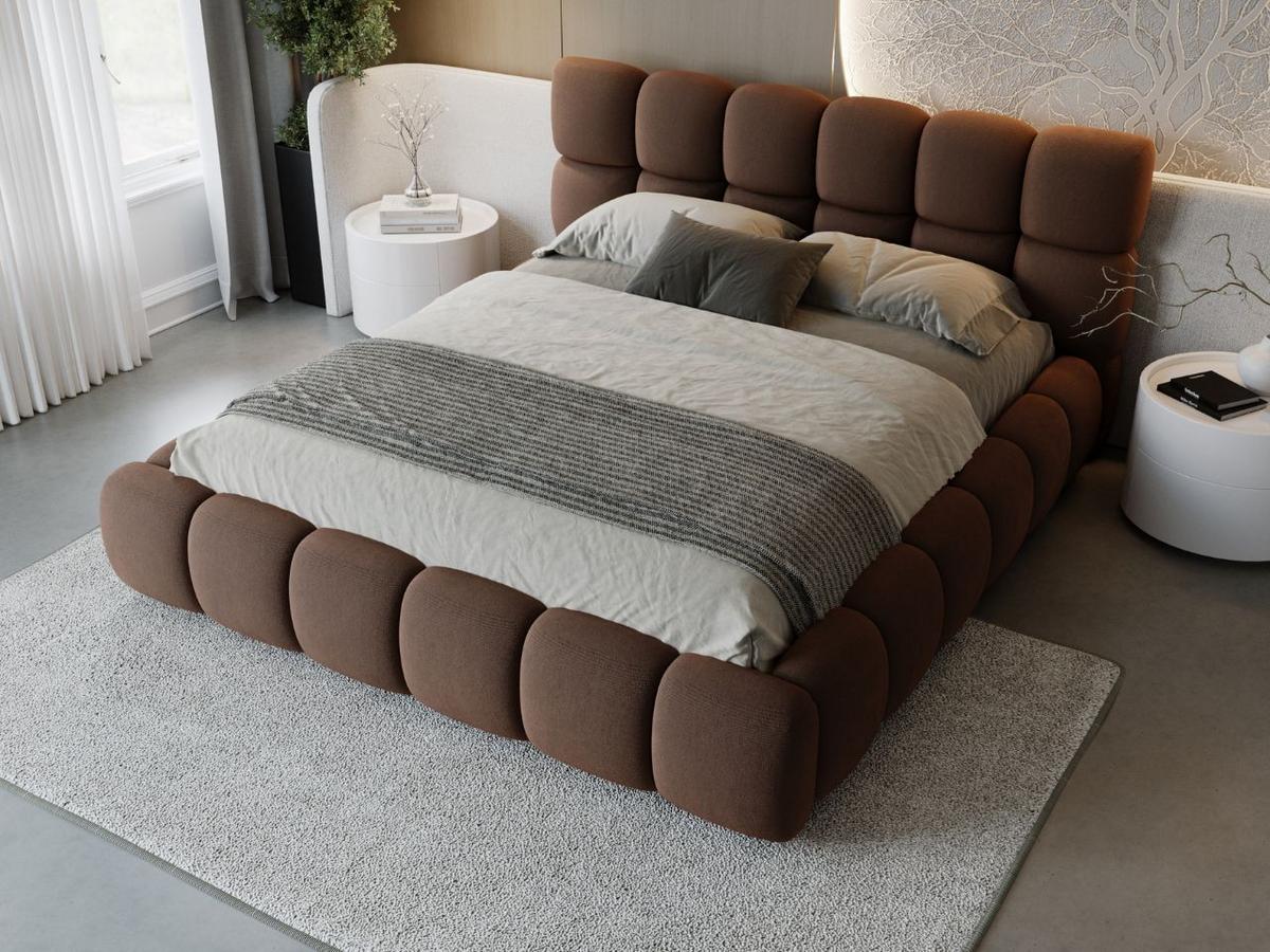 POLSTERBETT Modo 160x200 Braun - Braun, Textil (160/200cm) - Graingold