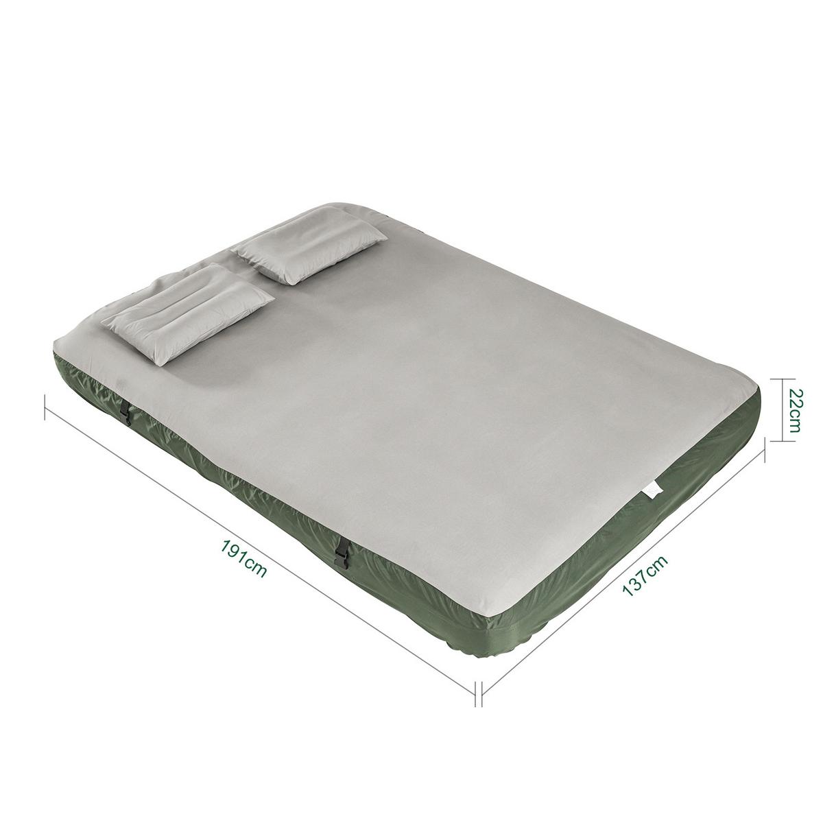 LUFTBETT mit integrierten Kissen OGS32-II-L-P01 - Ahornfarben, Fell (137/191cm) - SoBuy