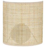 WANDLEUCHTE Cario 12/20/22 cm - Naturfarben, Naturmaterialien (20/22/12cm) - Beliani