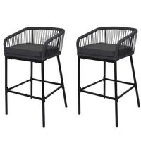 BARHOCKER Anthrazit, Grau - Anthrazit/Grau, Metall (51/92/53cm) - MCW