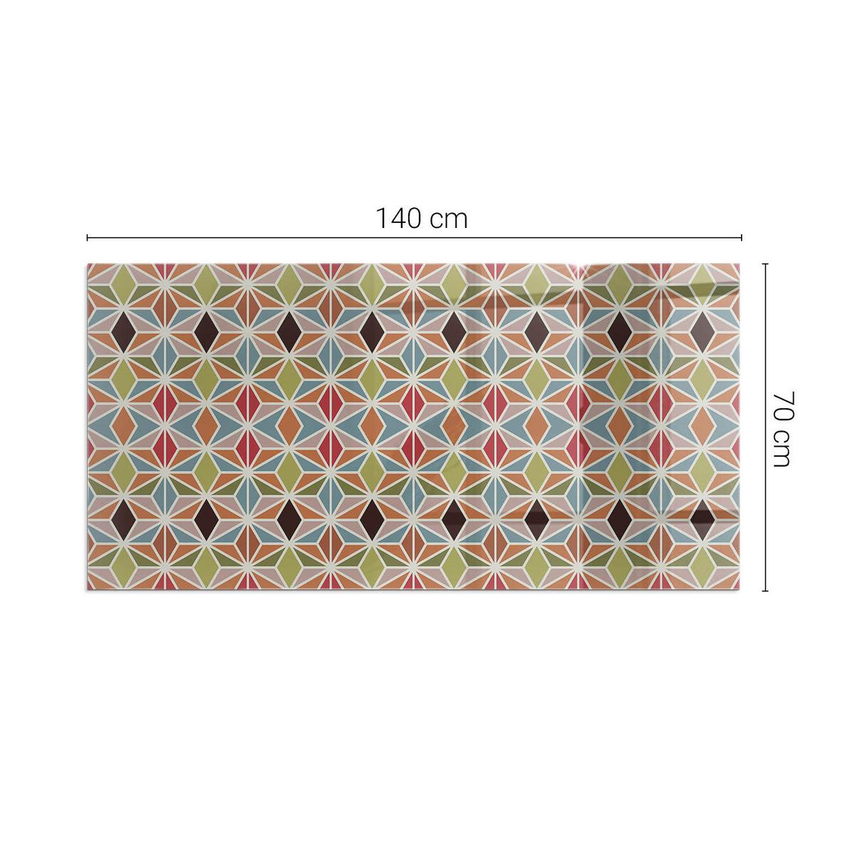 GLASPLATTE für Kamin 140x70 cm - Braun, Glas (140/70/0.4cm) - TULUP