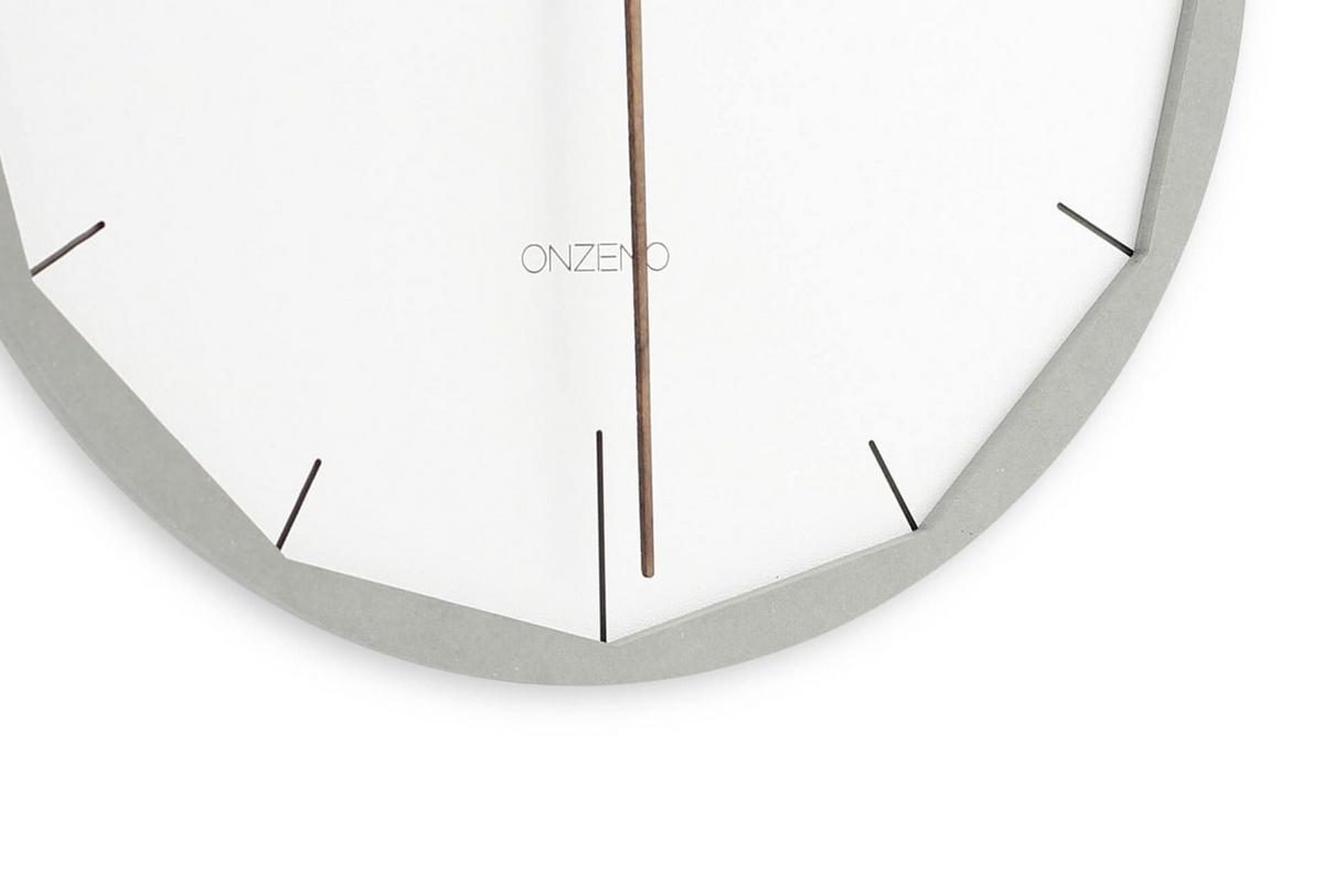 WANDUHR Design Weiß 29/29 cm - Weiß, Holzwerkstoff (29/29/1cm) - ONZENO
