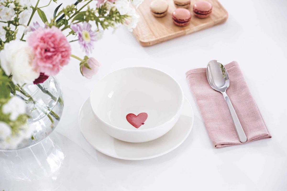 MÜSLISCHALEN SENDING LOVE With Love bunt ø 16,9 cm 5er Set - Multicolor, Keramik (16.9cm) - Villeroy & Boch