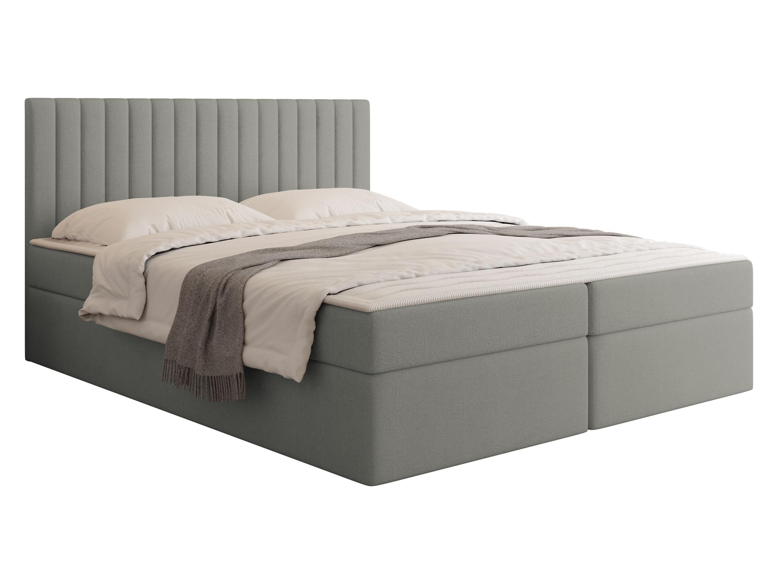 BOXBETT Tirulo - H3 - Schwarz/Grau, Holzwerkstoff/Kunststoff (160/200cm) - MIRJAN24