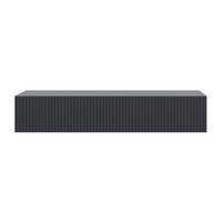 KONSOLENTISCH Veldio Schwarz 90 cm - Schwarz, Holzwerkstoff (35.6/90/17cm) - Selsey